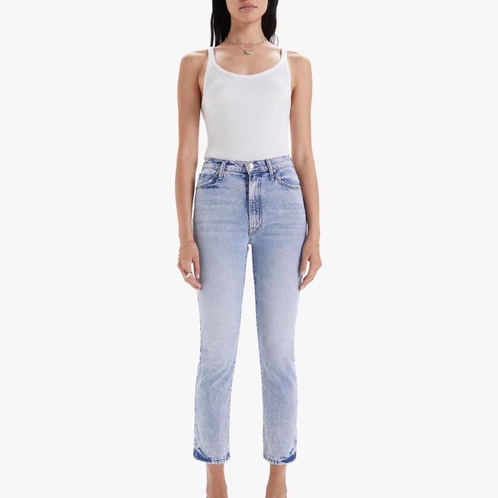 Mother Jeans The Swooner Rascal Ankle Slim Straight Sz 26